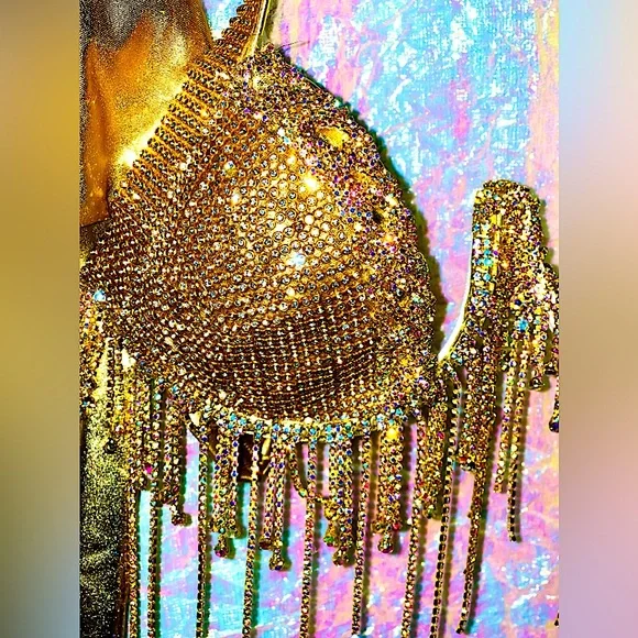 NWT Rhinestone Showstopper Bikini - Picture 4 of 5